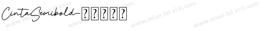 CintaSemibold字体转换