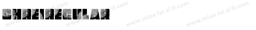 CHREIREGULAR字体转换