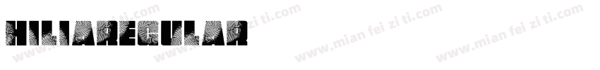HILIAREGULAR字体转换