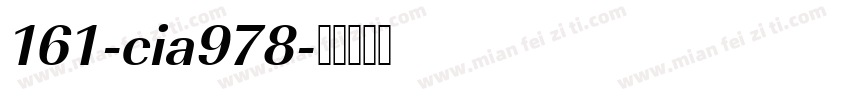 161-cia978字体转换