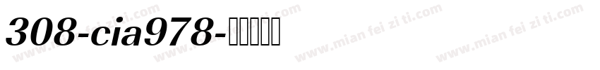 308-cia978字体转换