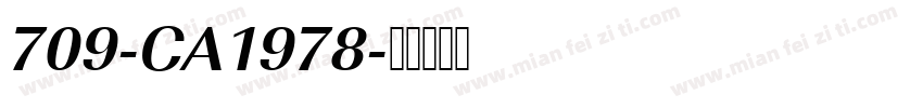 709-CA1978字体转换