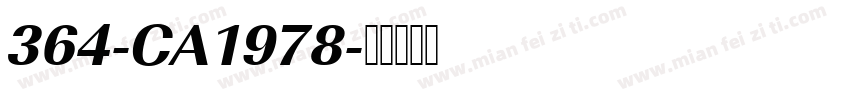 364-CA1978字体转换