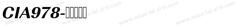 CIA978字体转换