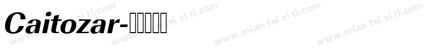 Caitozar字体转换