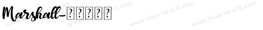 Marshall字体转换