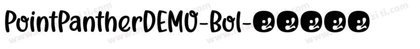 PointPantherDEMO-Bol字体转换