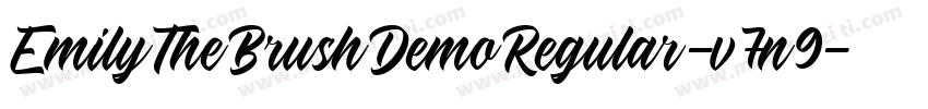EmilyTheBrushDemoRegular-v7n9字体转换