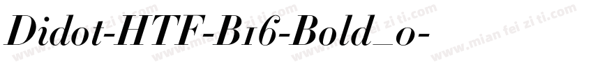 Didot-HTF-B16-Bold_0字体转换