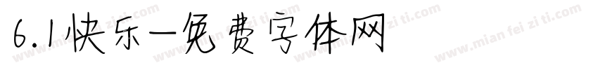 6.1快乐字体转换