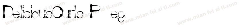 DeliciousCurls-P9eg字体转换