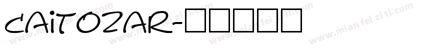 Caitozar字体转换