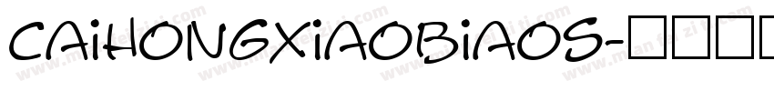 caihongxiaobiaos字体转换