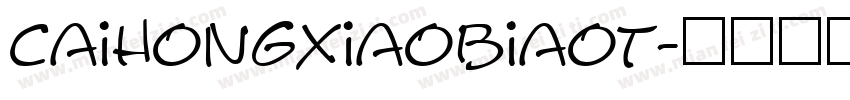 caihongxiaobiaot字体转换