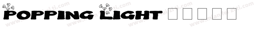 Popping-Light字体转换