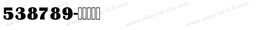 538789字体转换