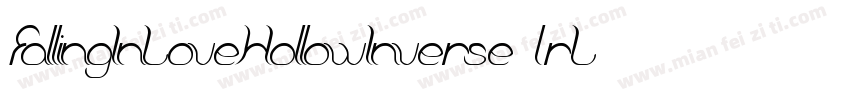FallingInLoveHollowInverse-lrL0字体转换