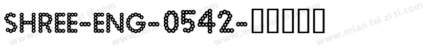 shree-eng-0542字体转换