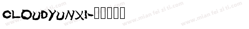 cloudyunxi字体转换
