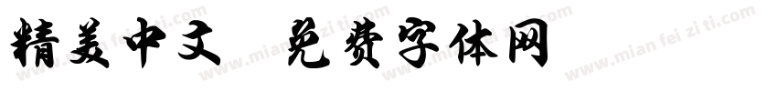 精美中文字体转换