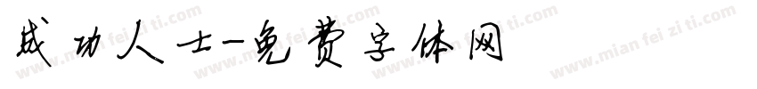 成功人士字体转换