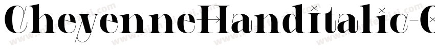 CheyenneHandItalic-O6Yp字体转换