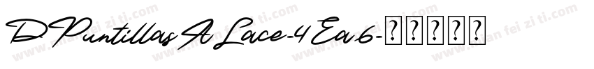 DPuntillasALace-4Ea6字体转换