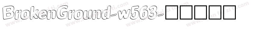 BrokenGround-w563字体转换
