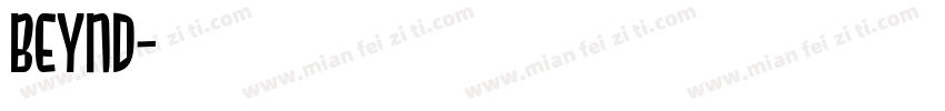 BEYND字体转换
