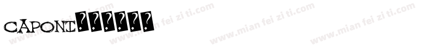 Caponi字体转换