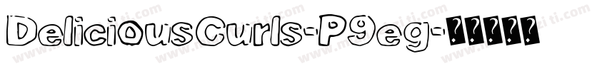 DeliciousCurls-P9eg字体转换