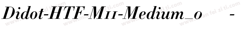 Didot-HTF-M11-Medium_0手机版字体转换