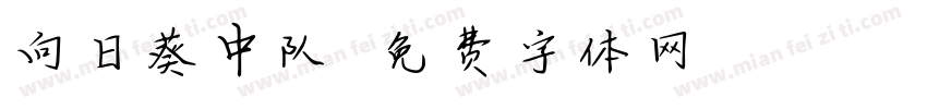 向日葵中队字体转换
