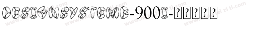 DesignSystemB-900I字体转换