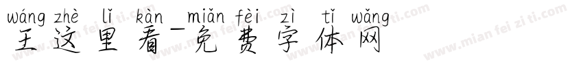 王这里看字体转换