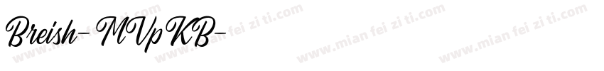 Breish-MVpKB字体转换