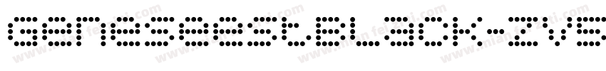 GeneseeStBlack-zv5X字体转换