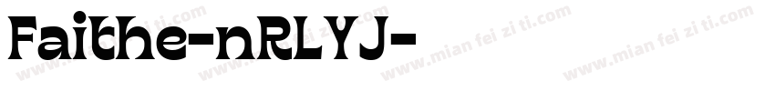 Faithe-nRLYJ字体转换