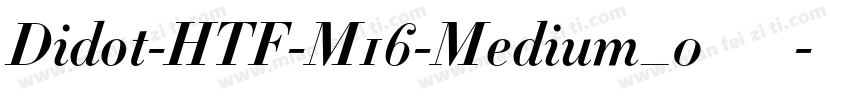 Didot-HTF-M16-Medium_0手机版字体转换