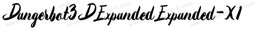 Dangerbot3DExpandedExpanded-X1ZG字体转换