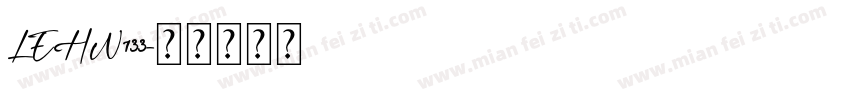 LEHN133字体转换