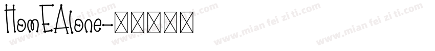 HomEAlone字体转换
