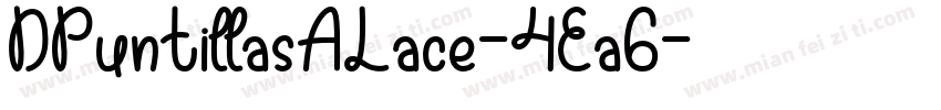 DPuntillasALace-4Ea6字体转换