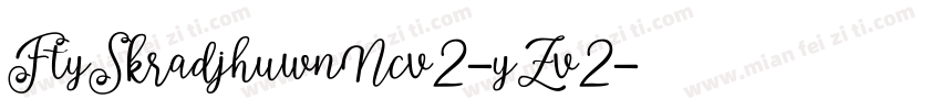 FtySkradjhuwnNcv2-yZv2字体转换