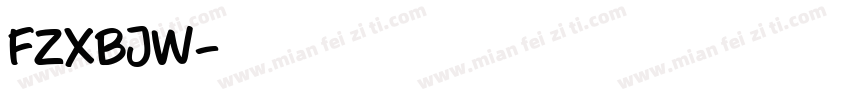 FZXBJW字体转换