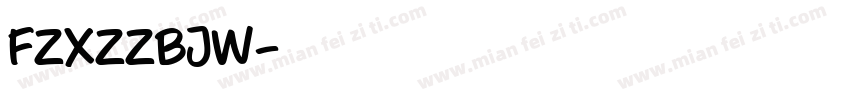 FZXZZBJW字体转换