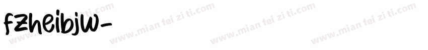fzheibjw字体转换