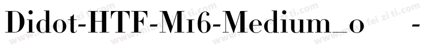 Didot-HTF-M16-Medium_0手机版字体转换