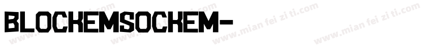 BlockemSockem字体转换