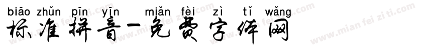 标准拼音字体转换
